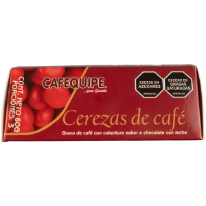 CEREZAS DE CAFÉ CON COBERTURA DE CHOCOLATE X 60G